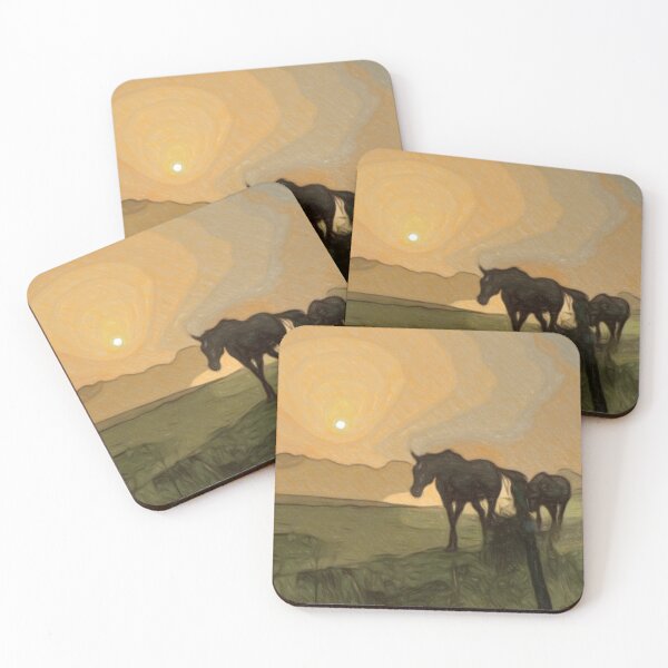 Item preview, Horses At Sunset designed and sold by NikkiBear67.