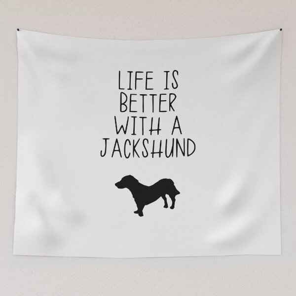 Item preview, Life Is Better With A Jackshund designed and sold by kindxinn.