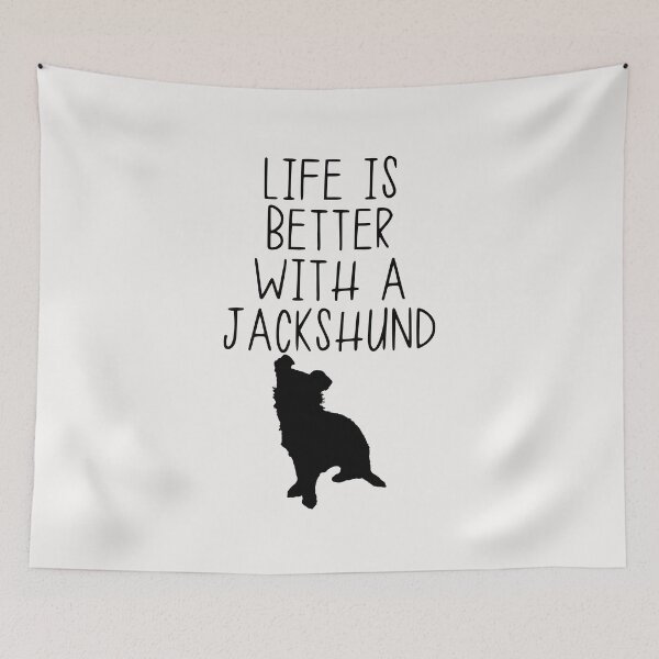Item preview, Life Is Better With A Jackshund designed and sold by kindxinn.