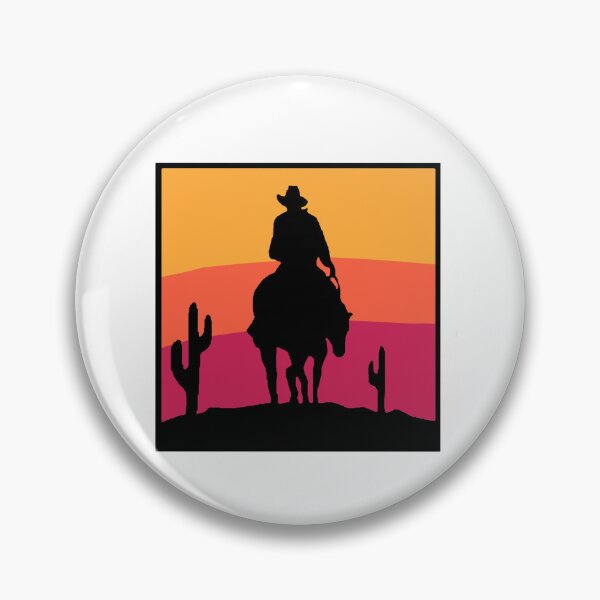 Item preview, Cowboy at sunset designed and sold by ArtsyBrainFarts.