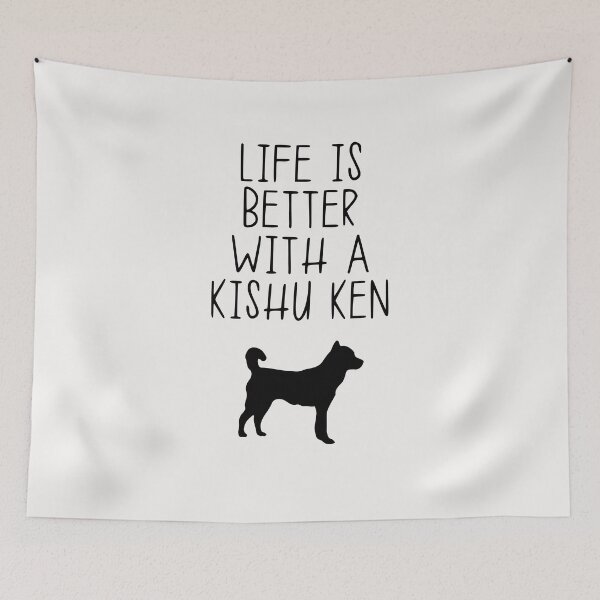 Item preview, Life Is Better With A Kishu Ken designed and sold by kindxinn.