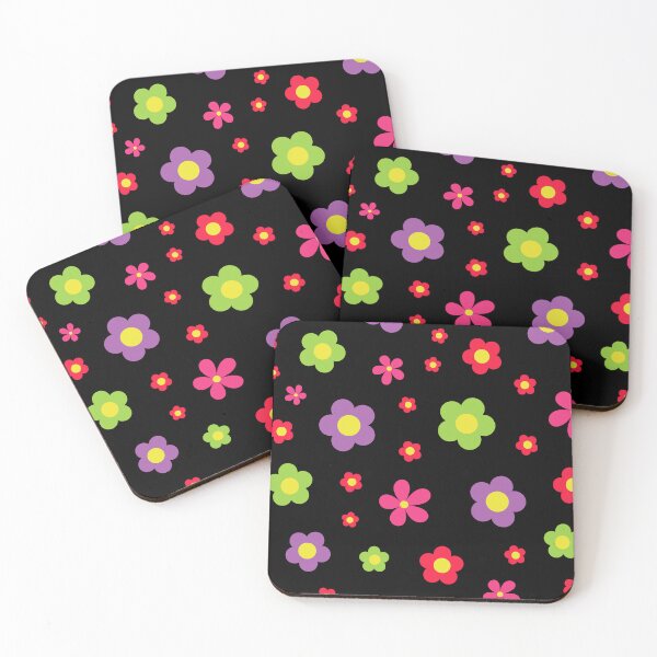 Item preview, Bright Flower Power Bloom Seamless Pattern Print designed and sold by ClaudiaFlores.