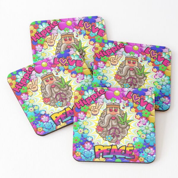 Item preview, Love, Peace & Hippies designed and sold by Edenglow Prints & Peculiars.