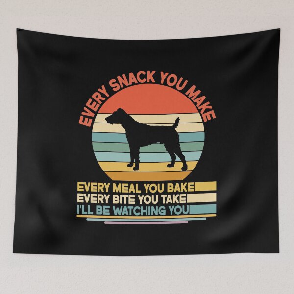 Item preview, Fox Terrier Every Snack You Make Every Meal You Bake, Fox Terrier Vintage Dog Owner Mom Dad Birthday Christmas Gift designed and sold by xlnv.