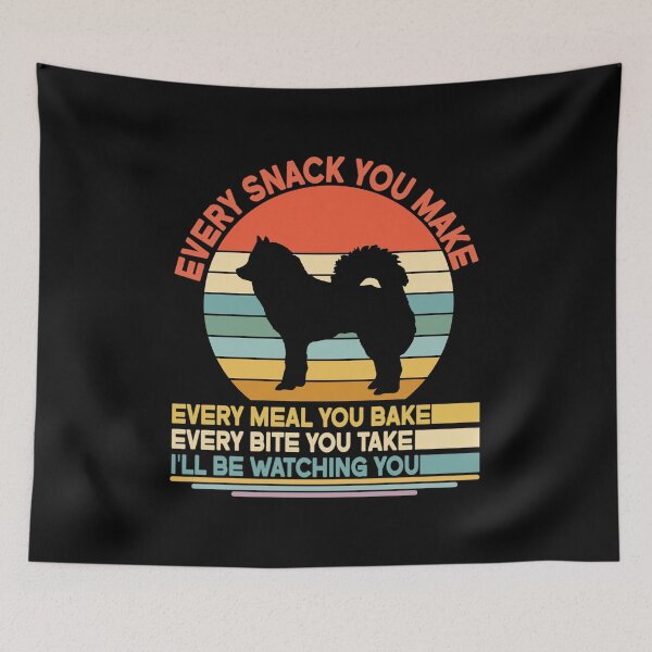 Item preview, Eurasier Every Snack You Make Every Meal You Bake, Eurasier Vintage Dog Owner Mom Dad Birthday Christmas Gift designed and sold by xlnv.