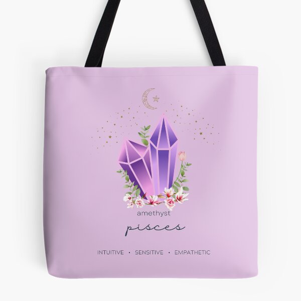 Item preview, Pisces Zodiac Gemstone Sticker designed and sold by MagicWolfStar.