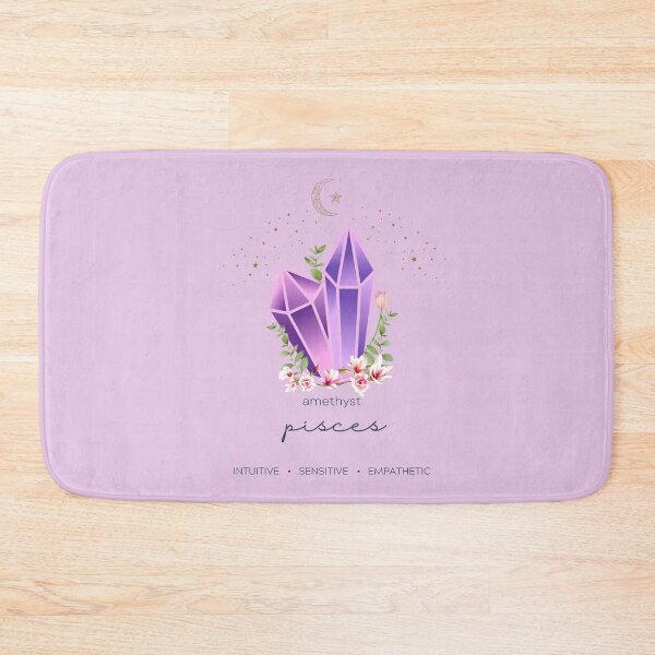 Item preview, Pisces Zodiac Gemstone Sticker designed and sold by MagicWolfStar.