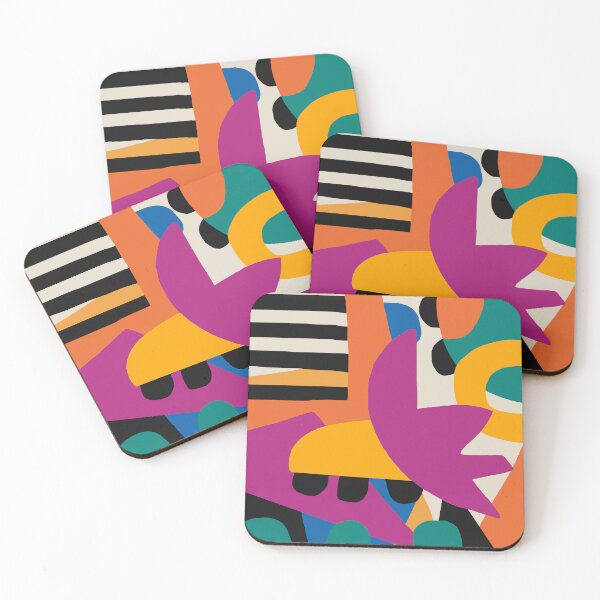 Item preview, Abstract art 80s style geometric designed and sold by juliaemelian.