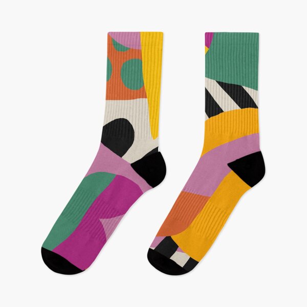 Item preview, Abstract art 80s style geometric designed and sold by juliaemelian.