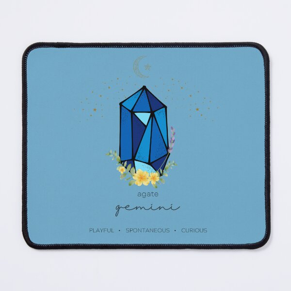 Item preview, Gemini Agate Zodiac Gemstone iPhone Case designed and sold by MagicWolfStar.