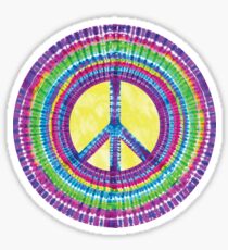 Tie Dye Peace Sign Tye Die Cool Hippie Rainbow Graphic Sticker