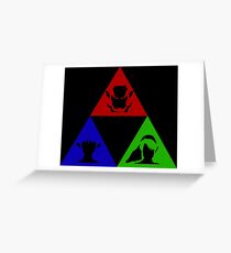 Power - Wisdom - Courage Greeting Card