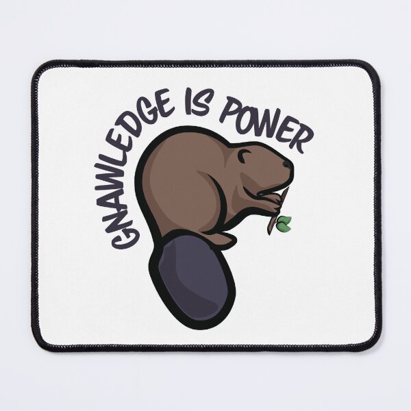Item preview, Gnawledge Is Power Beaver designed and sold by InkLayer.