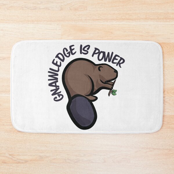 Item preview, Gnawledge Is Power Beaver designed and sold by InkLayer.