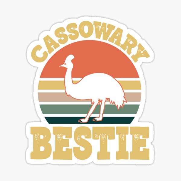 Item preview, Cassowary Bestie Cassowary Party Best Friend designed and sold by eternallygifted.