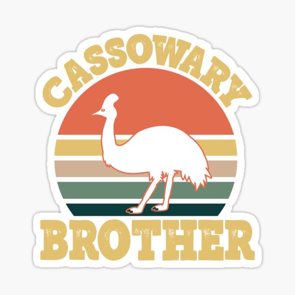 Item preview, Cassowary Family Party Cassowary Brother designed and sold by eternallygifted.