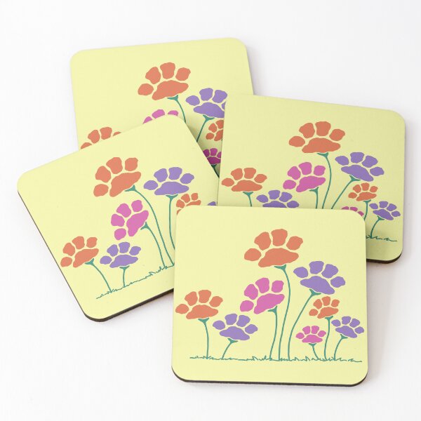 Item preview, Pawprint Flower Garden designed and sold by Kathy Kuczek.