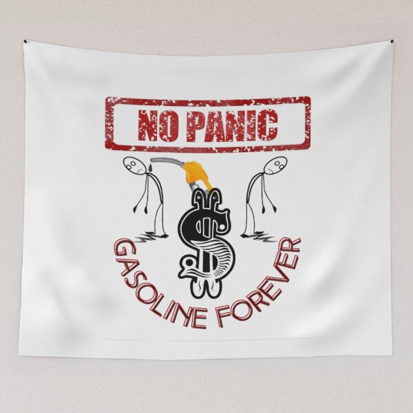 Item preview, Gasoline Forever Funny Gas, strange gas quote designed and sold by Nicedeco.