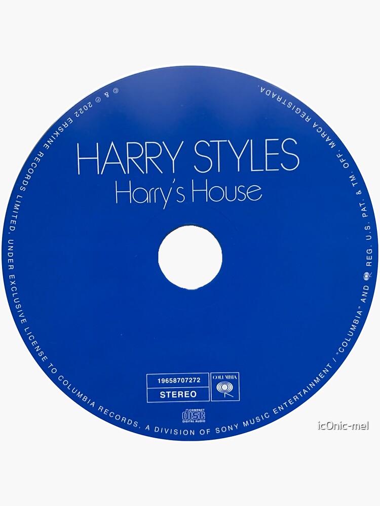 Harry's House Album CD cover  Sticker for Sale by ic0nic-mel