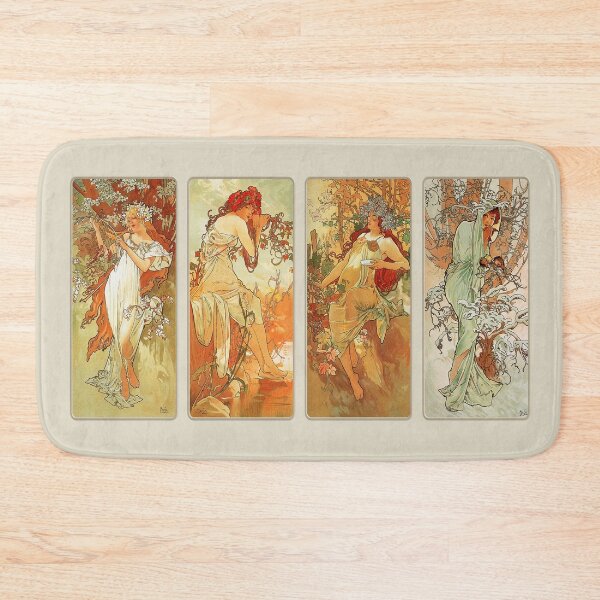 Item preview, Mucha Four Seasons Collection 1896 designed and sold by molamode.