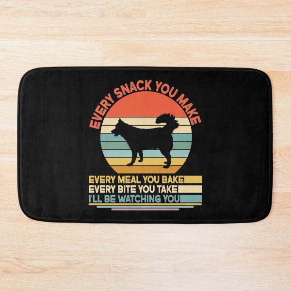 Item preview, Chusky Every Snack You Make Every Meal You Bake, Chusky Vintage Dog Owner Mom Dad Birthday Christmas Gift designed and sold by xlnv.
