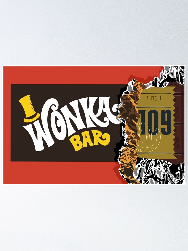 Wonka Bar Poster for Sale by Justin Nissley