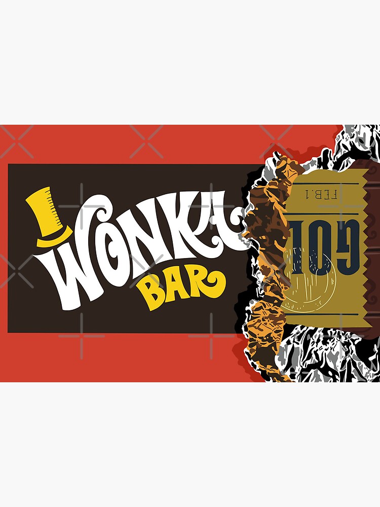 Wonka Bar - Willy Chocolate Bar Art Board Print for Sale by -Koleidescope