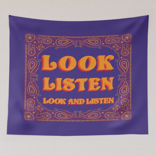 Item preview, Look and Listen designed and sold by Meme Economy.