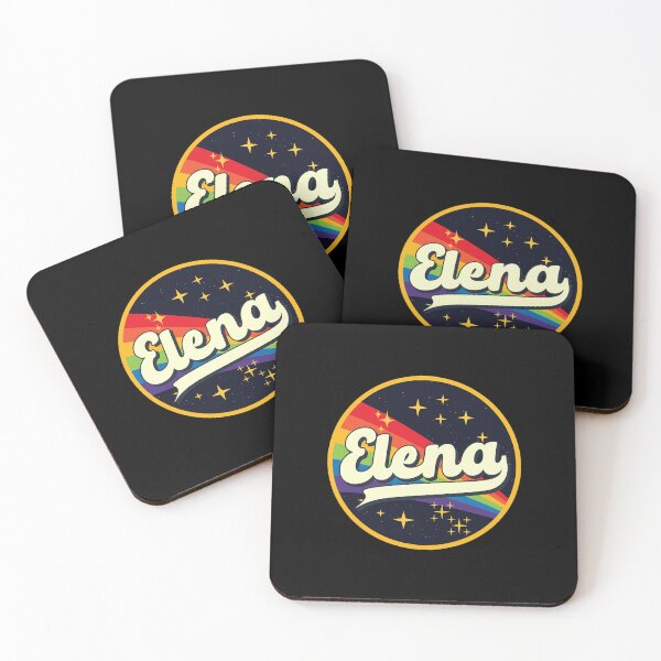 Item preview, Elena Rainbow In Space Vintage Style  designed and sold by RoyParks37914.