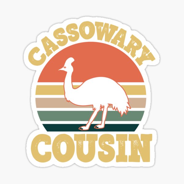 Item preview, Cassowary Cousin Cassowary Family Party designed and sold by eternallygifted.