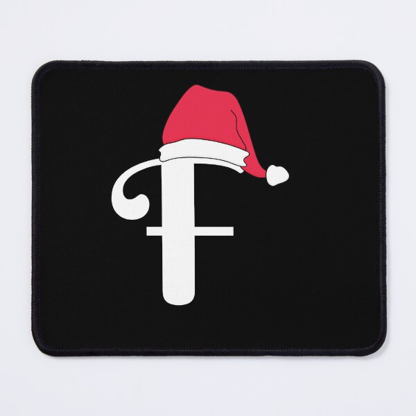 Item preview, Letter F Red Christmas Santa Hat designed and sold by moderncrazeshop.