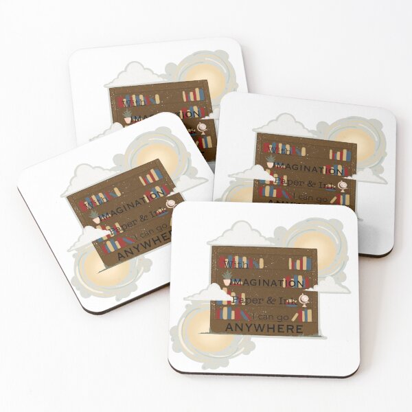 Item preview, With Imagination, Paper&Ink I can go Anywhere  designed and sold by Stickalicous.