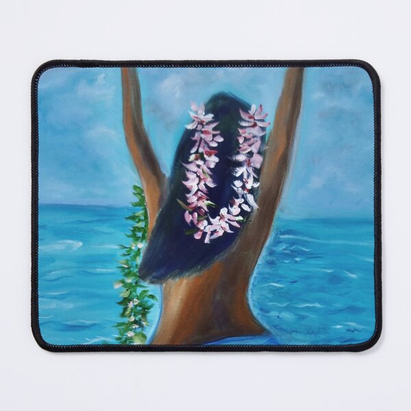Item preview, Hula on the Beach Flower Leis designed and sold by jennyleeandjim.