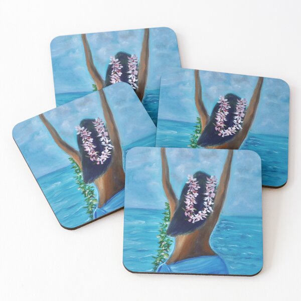 Item preview, Hula on the Beach Flower Leis designed and sold by jennyleeandjim.