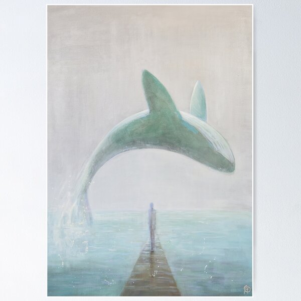 Wild Whale Poster
