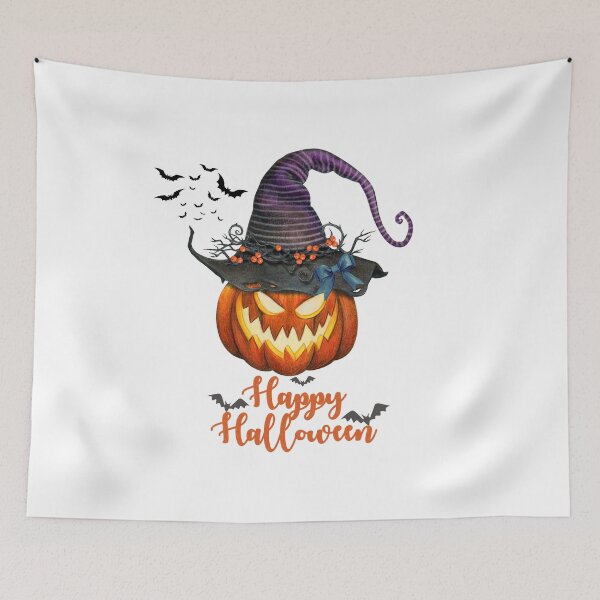 Item preview, Happy Halloween Scary Carved Pumpkin designed and sold by silviaol.