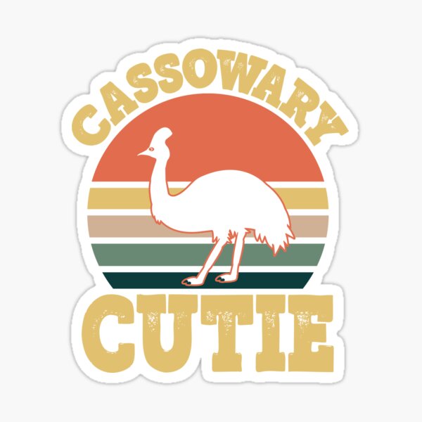 Item preview, Cassowary Cutie Cassowary Family Party designed and sold by eternallygifted.