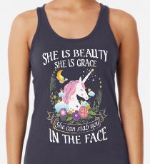 Lustiges Einhorn-Shirt Tanktop für Frauen