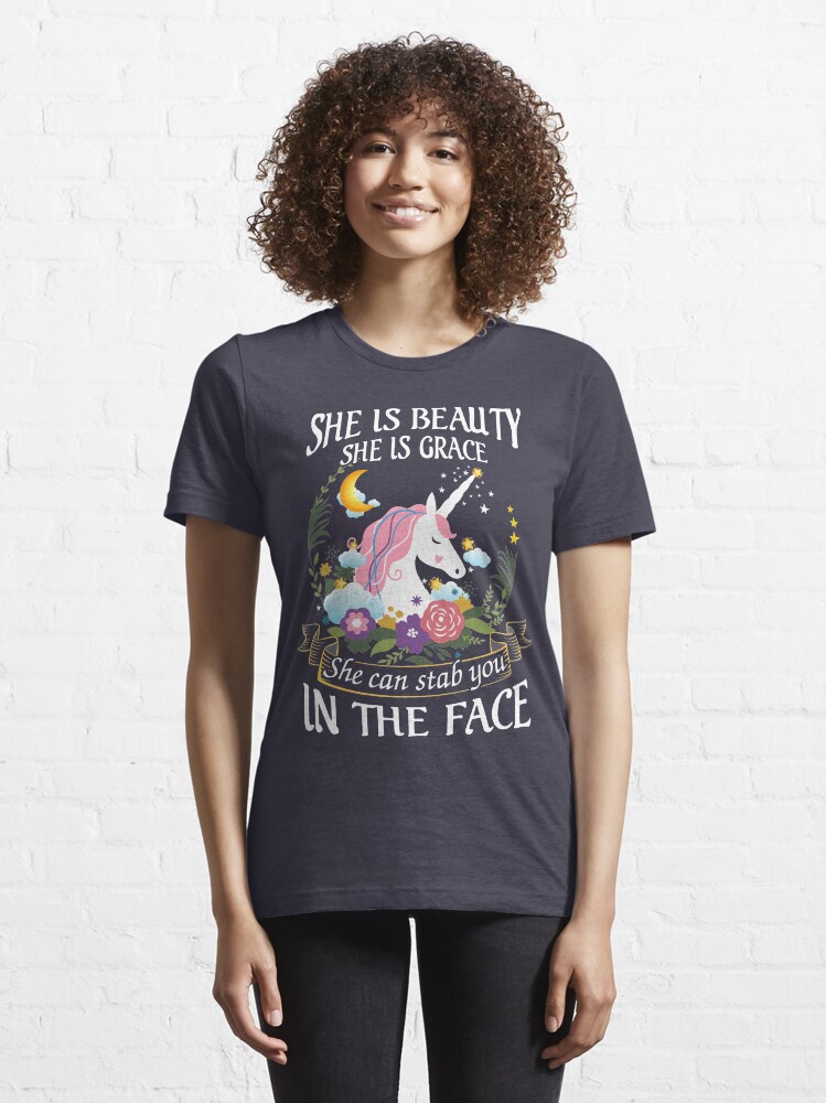 Alternate view of Funny Unicorn Shirt Essential T-Shirt
