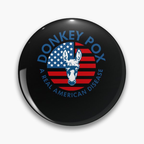 Item preview, Donkey Pox A Real American Disease US Flag designed and sold by nvuot24.