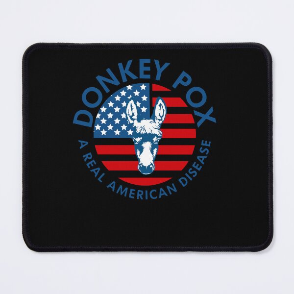Item preview, Donkey Pox A Real American Disease US Flag designed and sold by nvuot24.