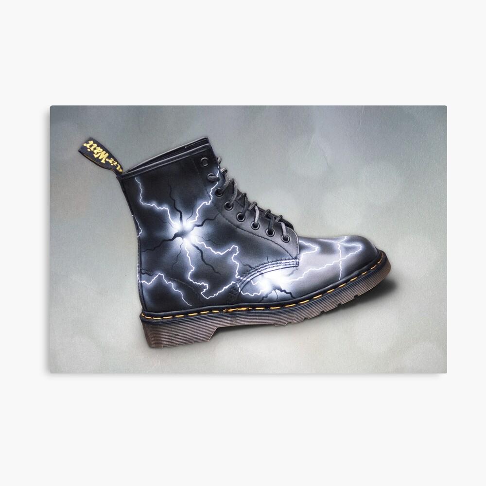 doc martens silver boots
