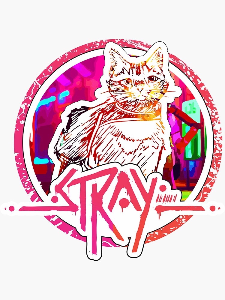 Stray Cat Game Sticker for Sale by Iandems