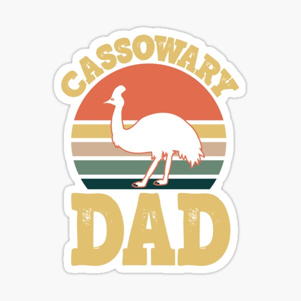 Item preview, Cassowary Dad Cassowary Family Party designed and sold by eternallygifted.