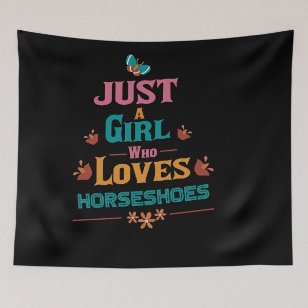 Item preview, JUST A WHO LOVES HORSESHOES designed and sold by sobriowslen.