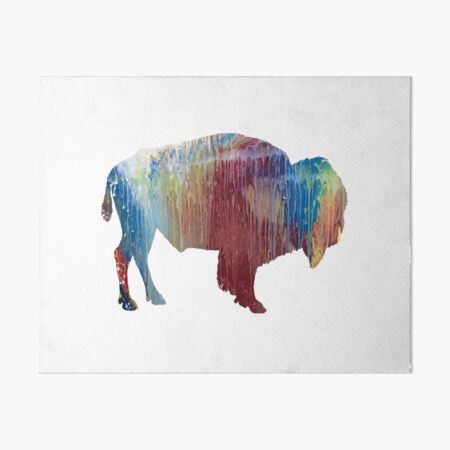 bison Art Board Print