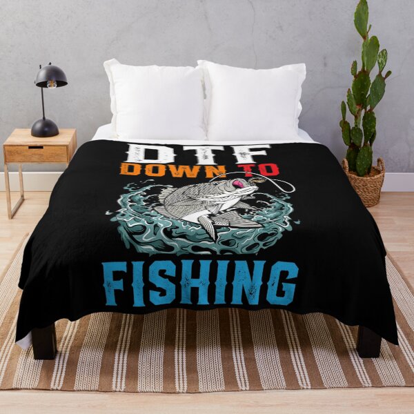 Item preview, DTF Down To Fishing Adult Humor Funny Fisherman Fishing Rod designed and sold by nvuot24.
