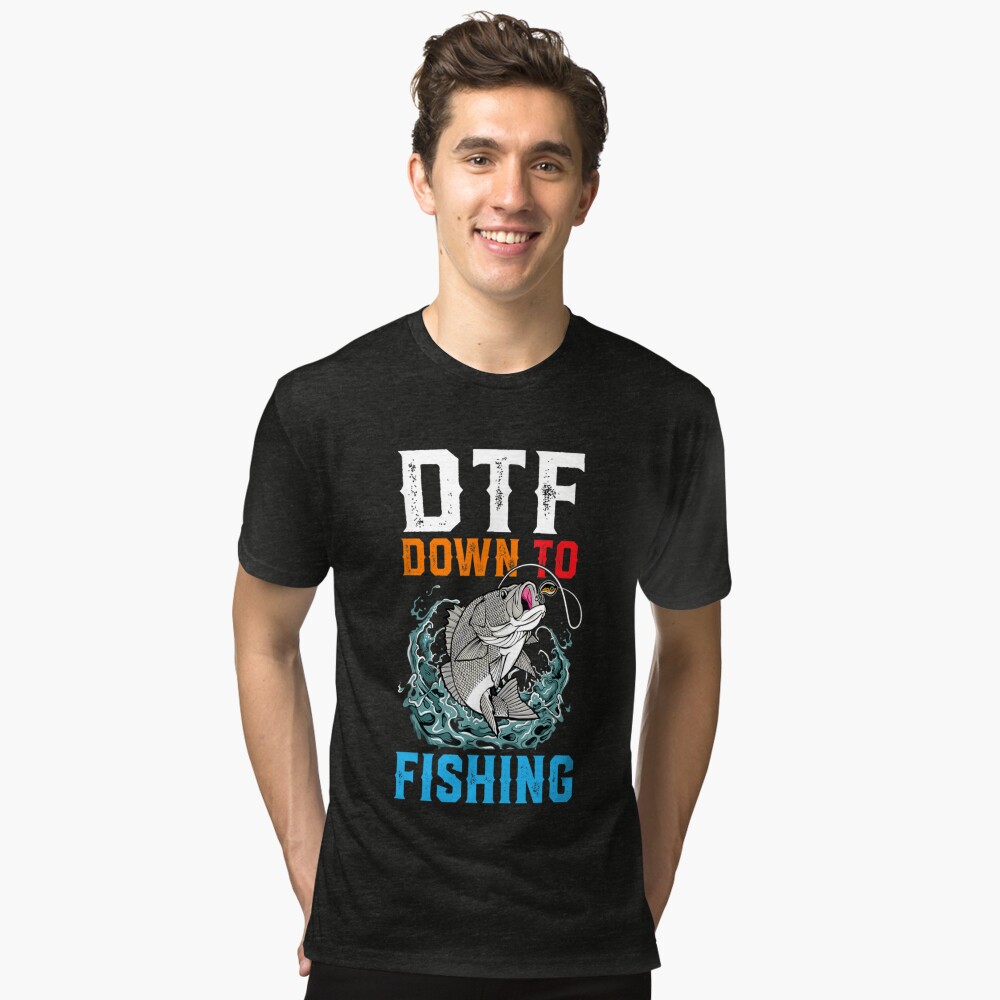 Póster for Sale con la obra «DTF Down To Fishing Humor para