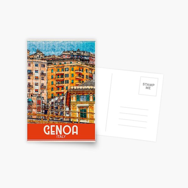 Genoa CFC (21x14 inch, 53x35 cm) Silk Poster PJ11-B9E0