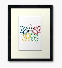 Olympia Schnuller Gerahmtes Wandbild